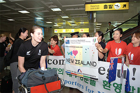 선수단 영접 및 격려: 공항 영접, 환송, 숙소 안내, 격려 행사